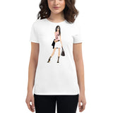 Women's short sleeve t-shirt A black day in Hollywood