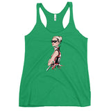 Women's Racerback Tank Sunglasses Girl