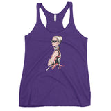 Women's Racerback Tank Sunglasses Girl