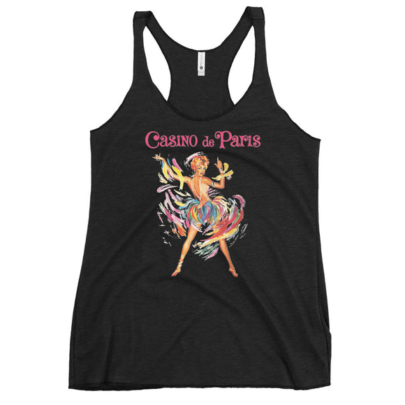 Women's Racerback Tank Casino de Paris