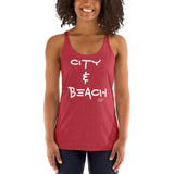 Women's Racerback Tank City And Beach RZ