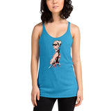 Women's Racerback Tank Sunglasses Girl