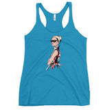 Women's Racerback Tank Sunglasses Girl